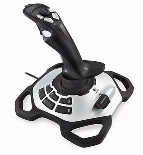 Logitech Extreme 3D Pro Joystick (Silver/Black). Immaculate Condition