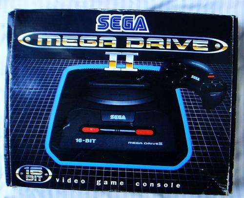 SEGA Mega Drive II. 16 Bit Game Console with Games