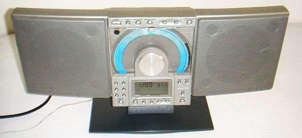 Brookstone CD System With PLL Radio and Multi-Clock