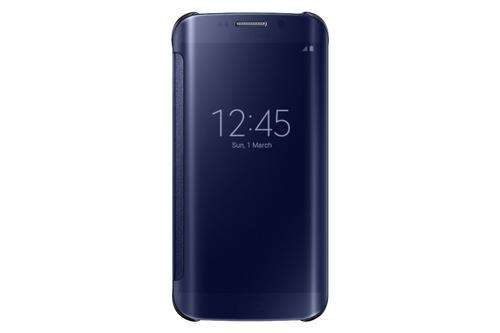 Samsung Cell Phone Case for Galaxy S6 Edge - Retail Packaging - Black Sapphire