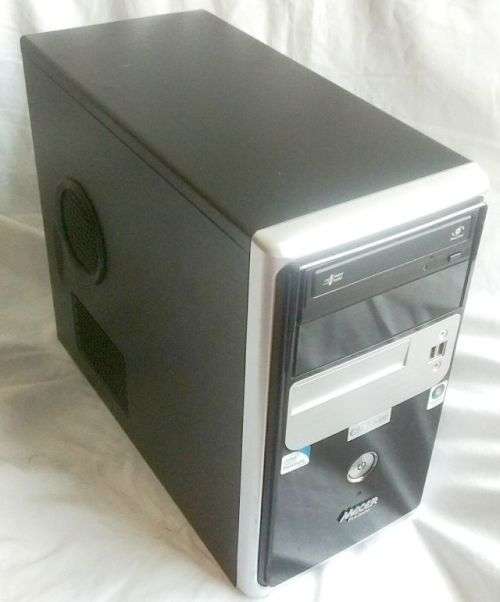 Mecer Desktop Box PC. Win 7 160gig HDD, Intel Dual Core 2.5GHz, 2gig Ram