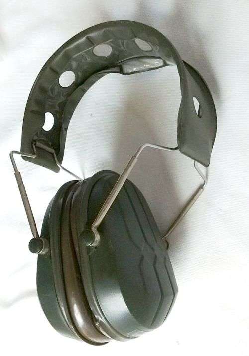 Shooting Ear muffs. Gun Range Noise Reduction. Military Green