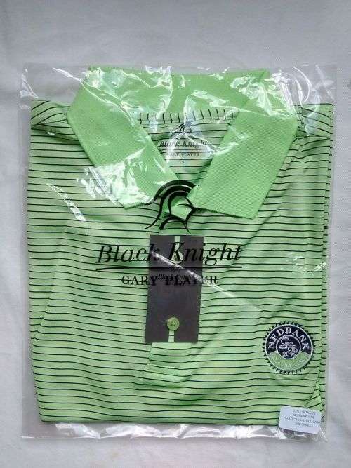 Gents Striped  Golf T-Shirt - Small