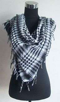 Lovely Black and White Scarf