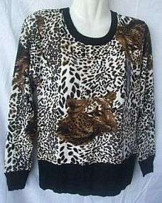 Leopard Print Top. To Fit Size 36/38