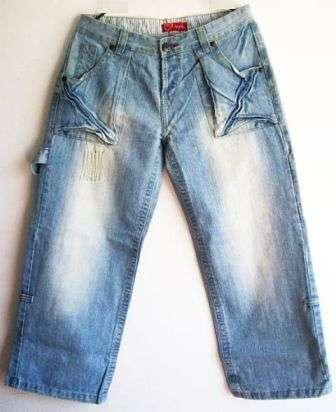 3/4 Denim Jeans,  Size 38
