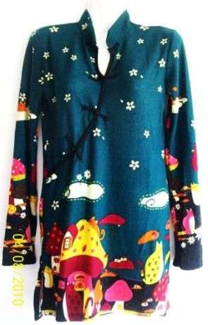Lovely Chinese  Top,  Size 34/36