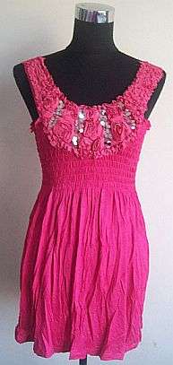 Embellished Cotton Dress/Top . To Fit Size 36/38