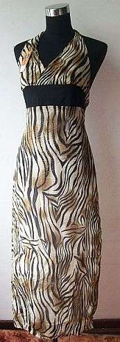 Zebra Striped Dress. Size 36