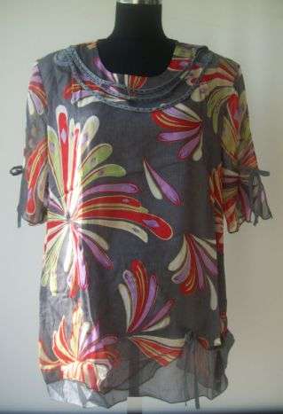 Elegant Chiffon Top - Summer Wear. Size 38/40