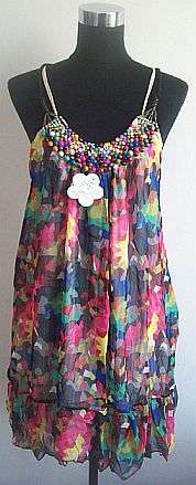 Embelished Chiffon Dress. To Fit Sizes 32/34/36