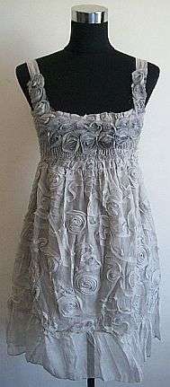 Luxurious Chiffon/Organza Lined Dress. To Fit Sizes 32/34/36