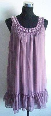 Luxurious Chiffon Lined Dress. To Fit Sizes 32/34/36