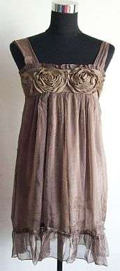 Luxurious Chiffon/Organza Lined Dress. To Fit Sizes 32/34/36