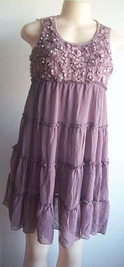 Embellished Chiffon Dress. To Fit Sizes 34/36