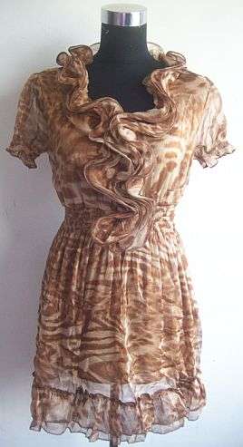 Lovely Chiffon Dress. To Fit Sizes 32