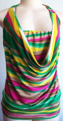 Striped, Strapy Top. Size 34 - 36