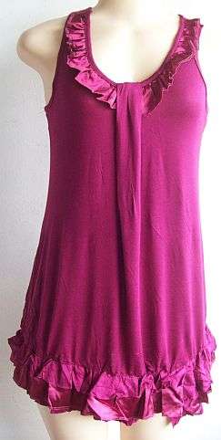 Beautiful Maroon Top/Dress. Size 34