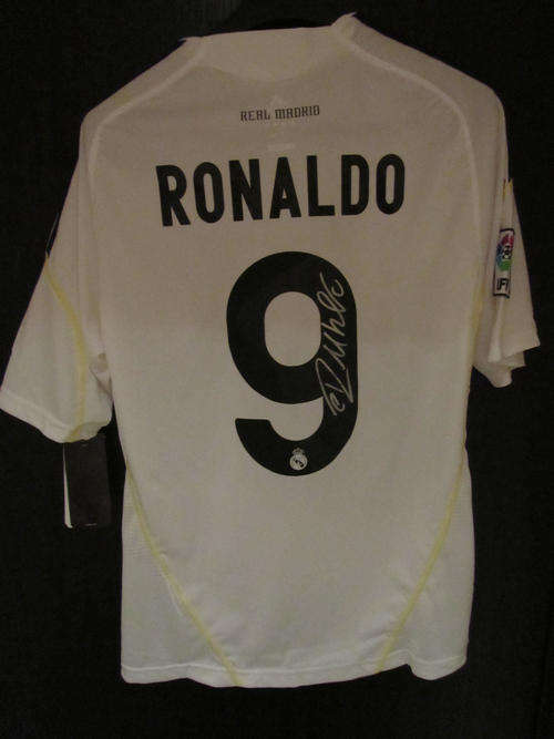 Cristiano Ronaldo Signed Shirt- with COA