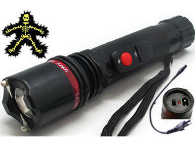 Rechargeable Stun Gun With LED Torch