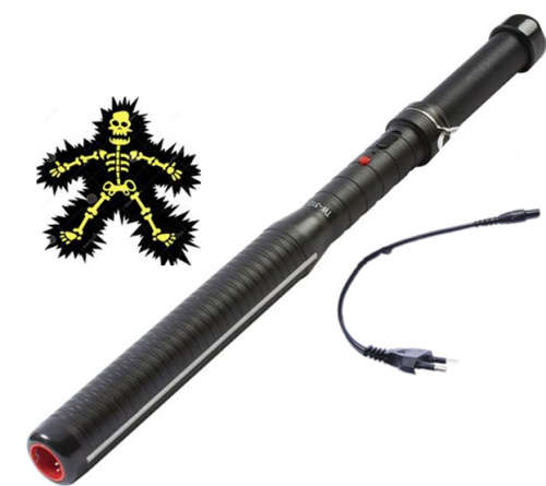 Long baton Rechargeable Stun Gun With LED Torch