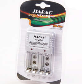 Digital Power Charger for AA, AAA , 6F22