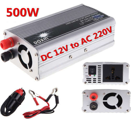 Power Inverter DC12V to AC220V 500W