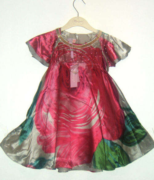 Monsoon Carmen Silk Embellished Rose Dress - age 2 - 4 - BRAND NEW WITH TAGS