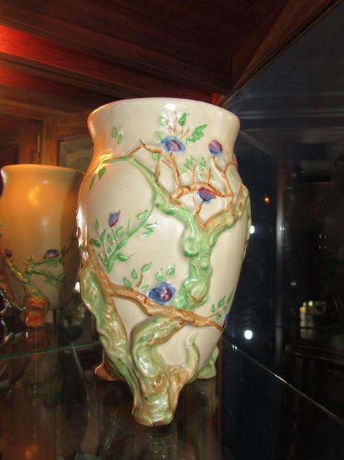 Clarice Cliff Cherry Tree Vase no 990