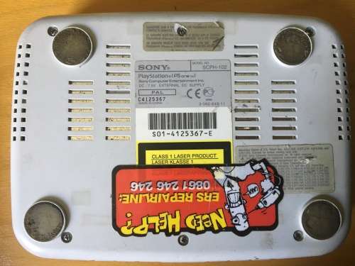 playstation 1 ps1 psone Console for parts or repair