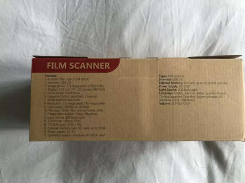 35mm Film negative scanner