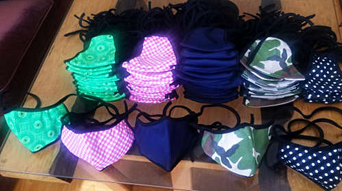 WASHABLE, REUSABLE, COTTON FACE MASK WITH a FILTER (DELIVERED DURING LOCK-DOWN)