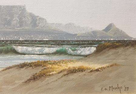 P G MUNRO - A VIEW OF TABLE MOUNTAIN