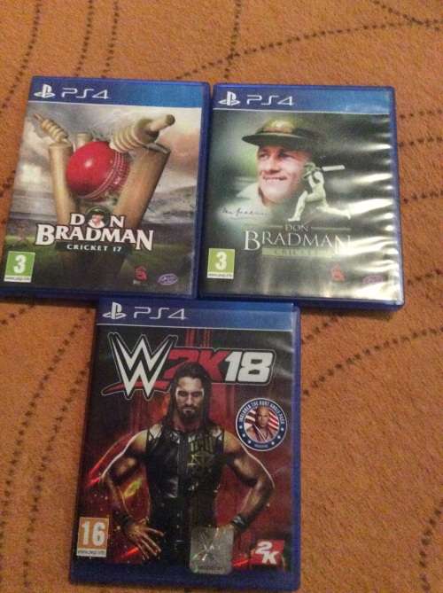 Ps4 Sports bundle (Don Bradman cricket& WWE 2K18)