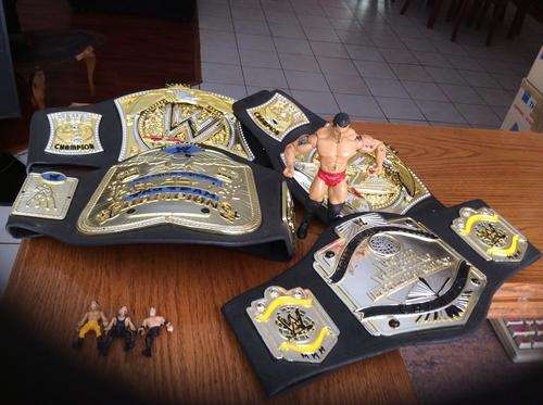 WWE belts,action figures
