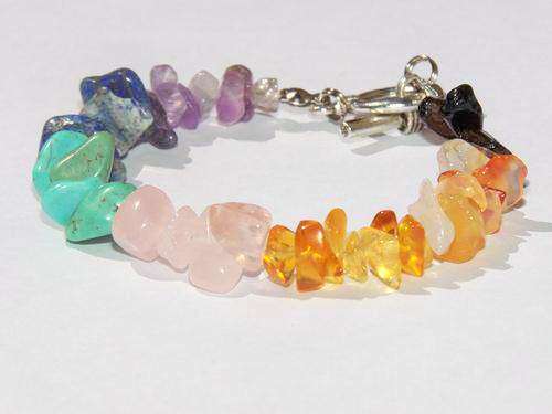 CHAKRA CHIP STONE BRACELET