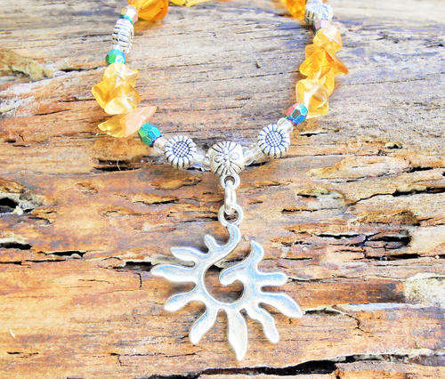 SOLAR PLEXUS CHAKRA NECKLACE with Citrine