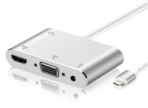 3 in 1 Lightning to HDMI/VGA and Audio Adapter For IOS devices