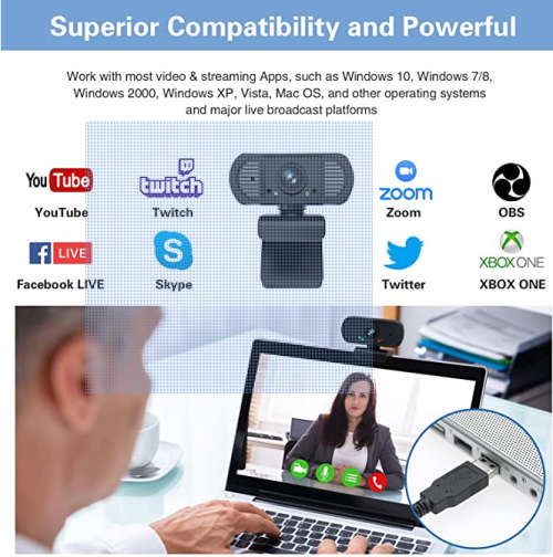 4K Ultra HD Web Camera