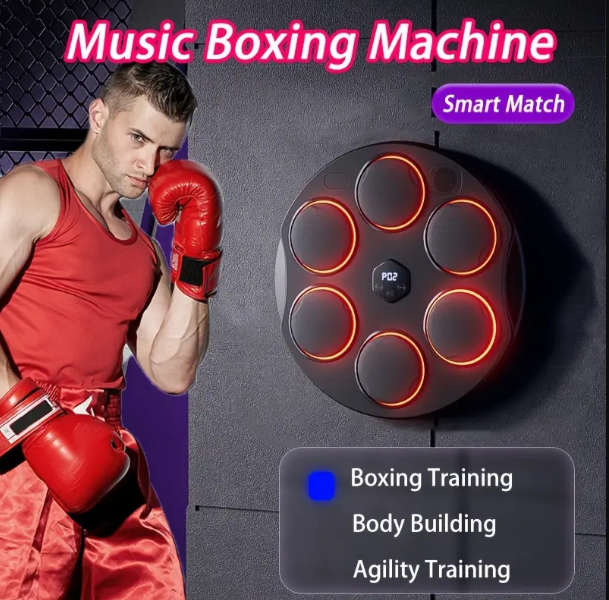 Smart Music Boxing Machine Wall Mounted Electronic  Boxing Pad
