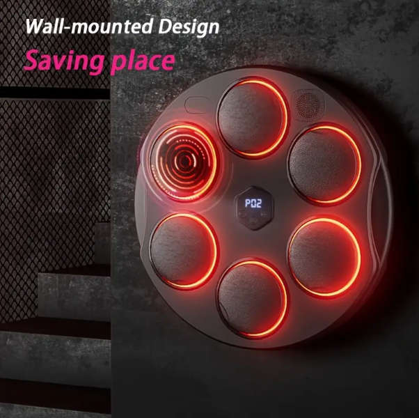 Smart Music Boxing Machine Wall Mounted Electronic  Boxing Pad
