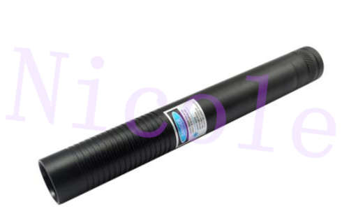 YX-B008 Powerful 5000mW 450nm Blue Beam Laser Pointer with LC16340 3.6V 1000mAh Battery-Black