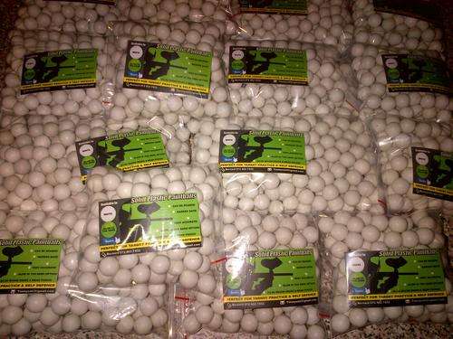 Solid Plastic Paintballs