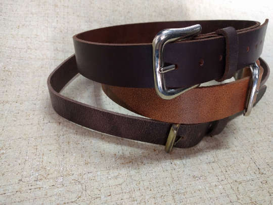 Real Buffalo HIDE Leather Belts
