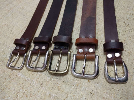 Real Buffalo HIDE Leather Belts