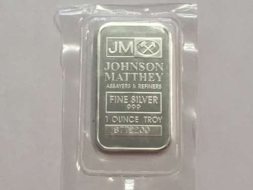 1 Ounce Troy Silver - Johnson Matthey Assayers and Refiners