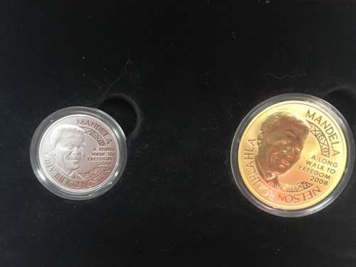 Nelson Rolihlahla Mandela 90 years Commemorative Medallion set - 2008
