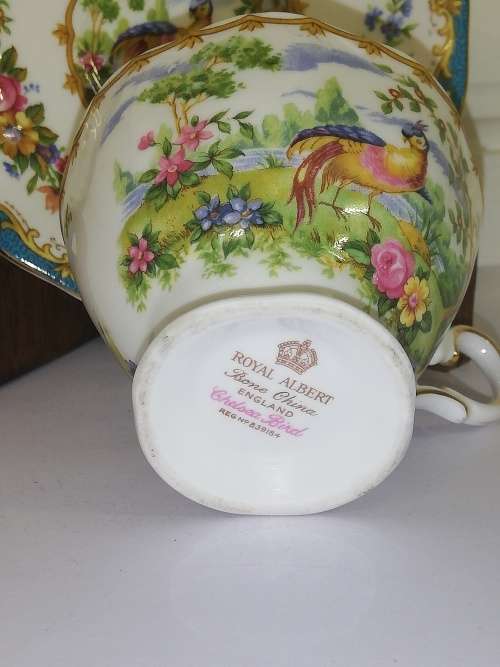 Royal Albert - Chelsea Bird - Blue - Coffee Duo