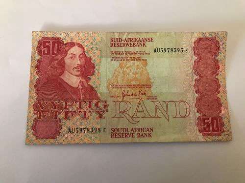 Vyftig/Fifty Rand - de Kock