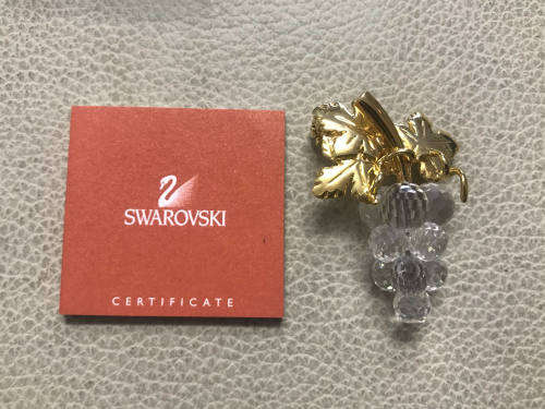 Swarovski Grape Brooch